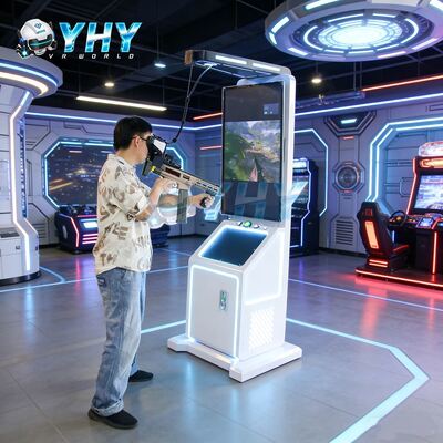 Plateforme de sport en intérieur VR Simulateur de bataille solo 9D Machine à arme à feu VR casque pour centre commercial