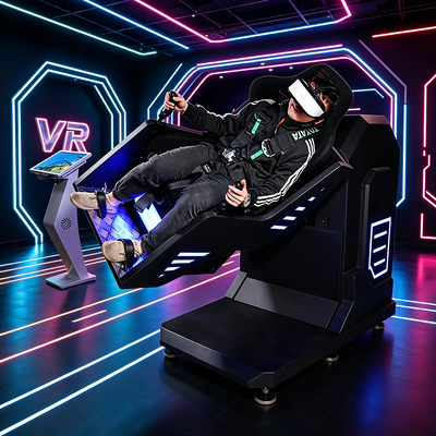 Machine de manège de montagnes russes VR Mini 360 de qualité commerciale avec ceinture de sécurité à 5 points