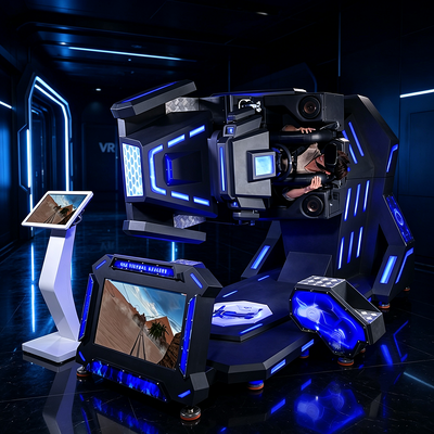 Plateforme de simulation de montagnes russes et de vol VR 3-en-1 à 360 degrés de qualité commerciale