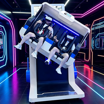 Double revenu 2 joueurs 360 degrés de rotation VR Coaster Arcade Simulateur