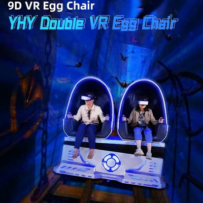 Chaise d'oeufs de réalité virtuelle de simulateur de Kino de cinéma de l'oeuf VR de 3 DOF 9D avec le visage d'air