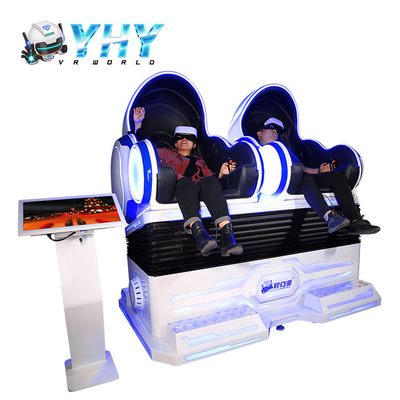 Chaise de simulateur de mouvement de l'oeuf VR de la chaise de jeu virtuelle de YHY 9D 2.5KW double