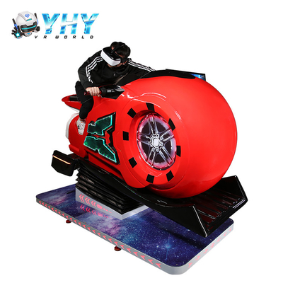 La moto d'intérieur VR emballant la machine 220V 2D emballant le simulateur portatif d'arcade