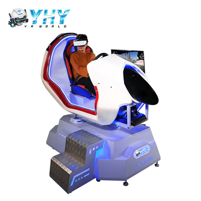 Voiture portative conduisant le simulateur de course à jetons des jeux 220V de réalité virtuelle VR