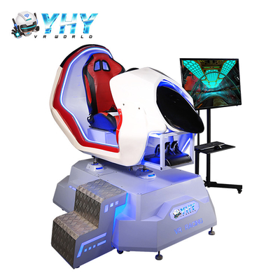 Voiture de course du simulateur 2.5KW 3 DOF 9D VR du jeu électronique VR pour le parc aquatique