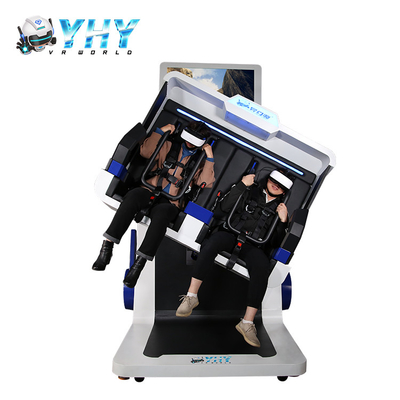 Double simulateur de vol réaliste du cinéma VR de chaise de jeu de réalité virtuelle à 360 degrés