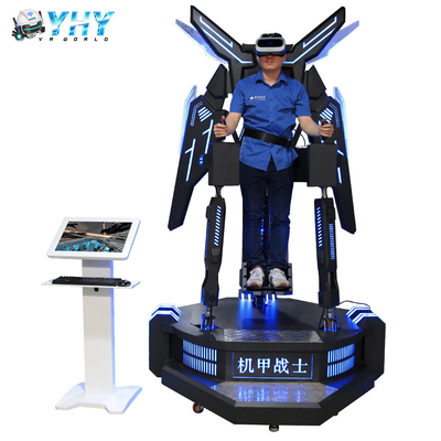 Jeux d'intérieur de la machine 1.5KW 10 de simulateurs de vol du terrain de jeu 9D VR