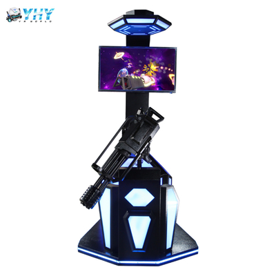 Machine dynamique 1.0kw de réalité virtuelle de jeux de simulateur de tir de l'arme à feu 9d Vr de RoHs Gatling